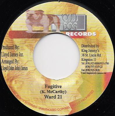 7inch Record WARD 21 - Fugitive NONE John Dog Record Jamaica Reggae, Ska & Dub Used