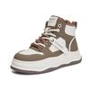 Leather little white shoes women's winter new high-top velvet board shoes women's casual heightening platform shoes versatile women's shoes