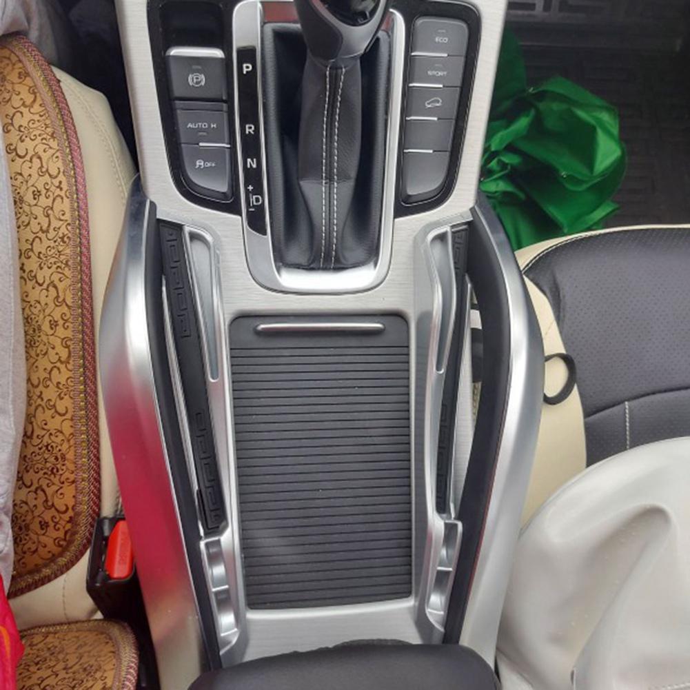 

MML-For Geely Atlas Emgrand NL-3 Proton X70 Car Center Console Armrest Strorage Box Phone Container Organizer Strip серебряный