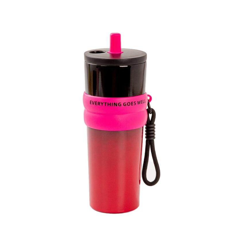 Shangqi 1000ml Stainless Steel Insulated Straw Tumbler
