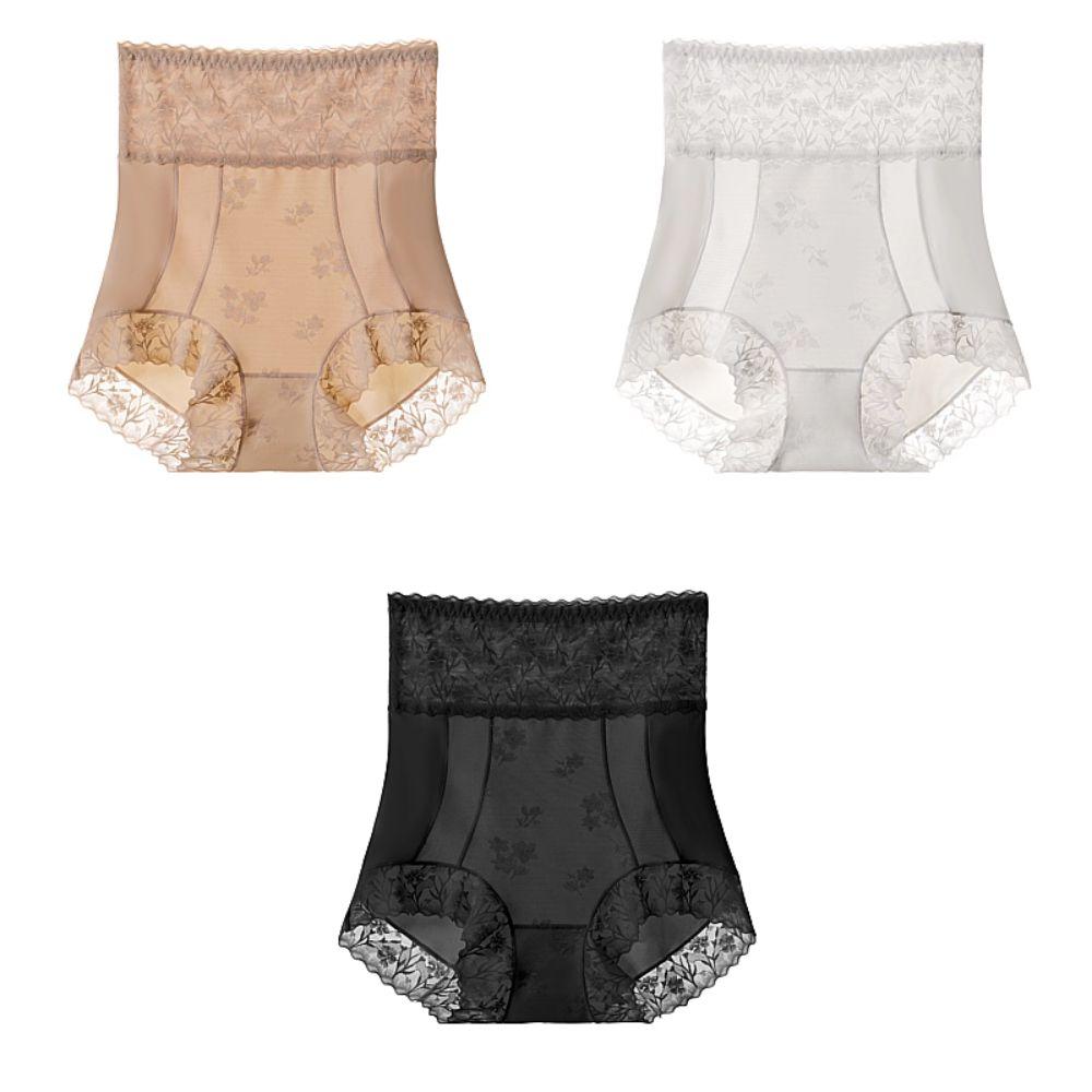 High Waist Tummy Control Underwear Mesh Butt Lifting Panties Breathable Body Shaping Briefs  Girls