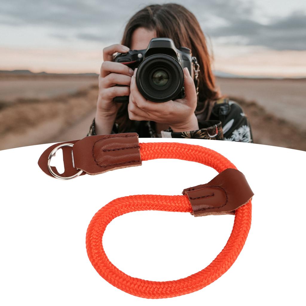 Camera Wrist Strap Round Rope Quick Release Camera Hand Strap for SLR Mirrorless