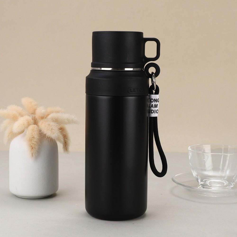 Double Wall Portable Water Cups 800ml Insulated Drinking Cup Reusable Vacuum Flasks  Office Use