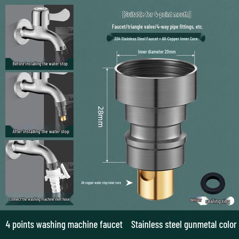 MDNG Washing Machine Faucet Adapter Kit