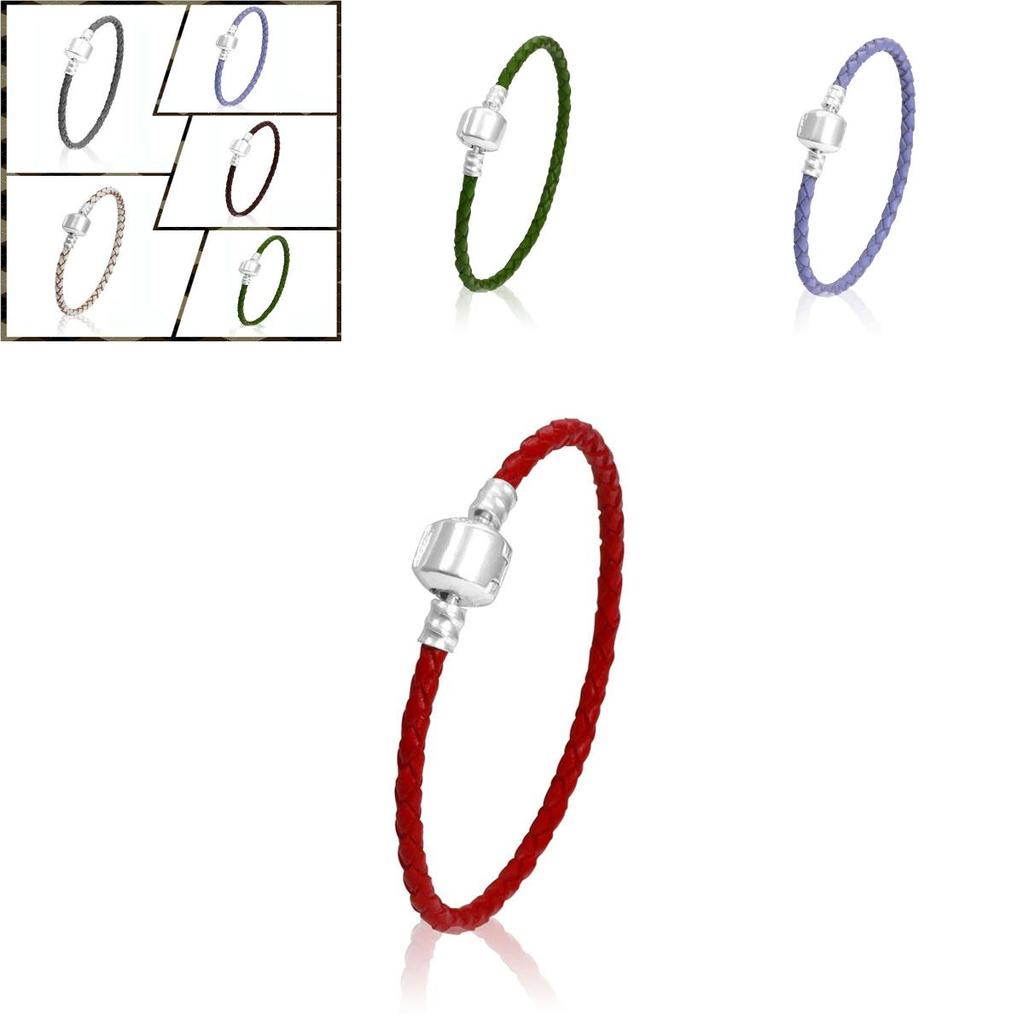 Stylish Unisex Braided Leather Bracelet With Durable Titanium Steel Magnetic Clasp