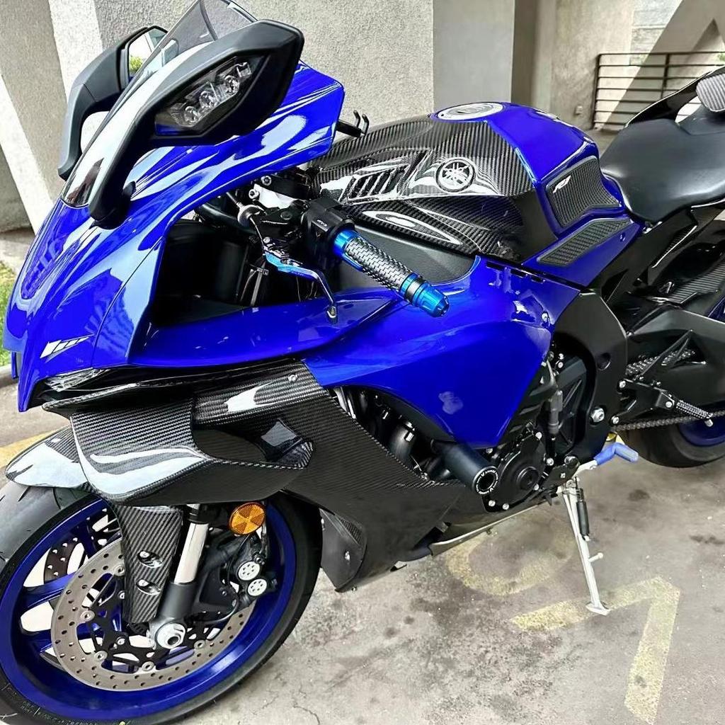 Yamaha R1 R1M Complete Carbon Fiber Look: Fenders & Tank Cover Set