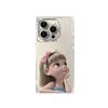 Clear Square Back Tube Case Protection For iPhone 14 Pro Max 12 13 15 Plus 11 16 ProMax Anti-Oxygen,Little Girl Pattern Casing