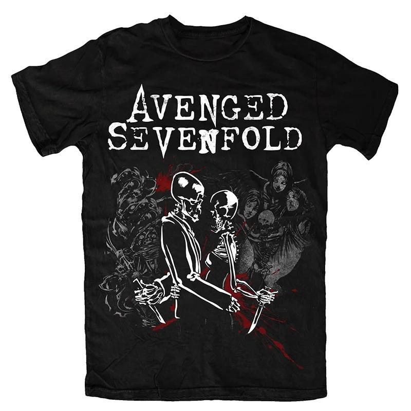 Metalcore Avenged Sevenfold Rockové Tričko Pánské Dámské 100% Bavlna Nadměrná Velikost Streetwear Letní Oversized Volné O-výstřih Unisex Trička