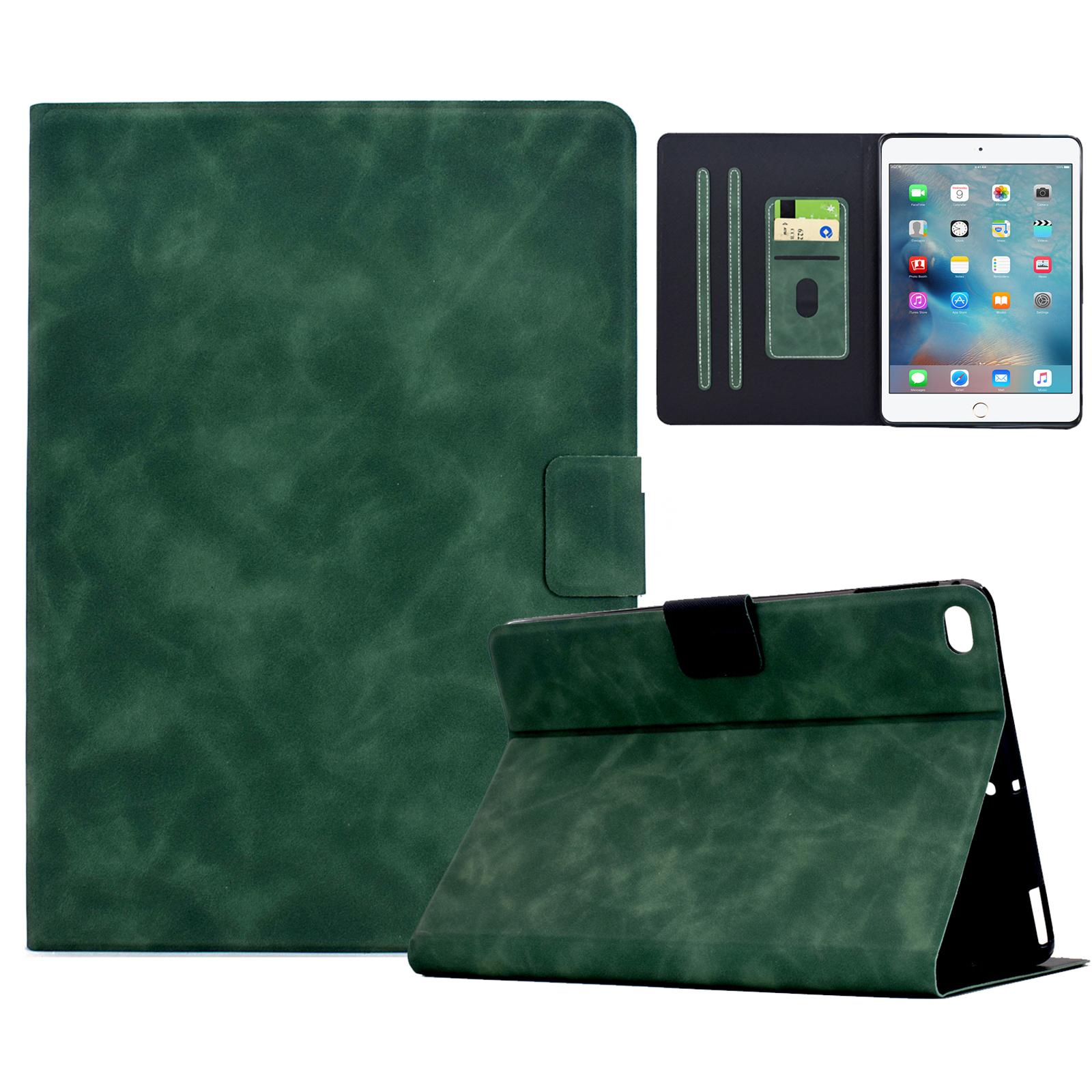 

Tablet Case For iPad mini (2019) 7.9 Inch/Mini 4/mini 3/mini 2/Mini ,PU Leather Cover with Card Slots Green