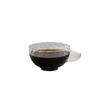 OLOEY Striped High Borosilicate Glass Small Tea Cups