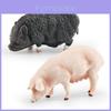 Animal Farm Pvc Pig Model Toy For Kids Educational Playroom Decor