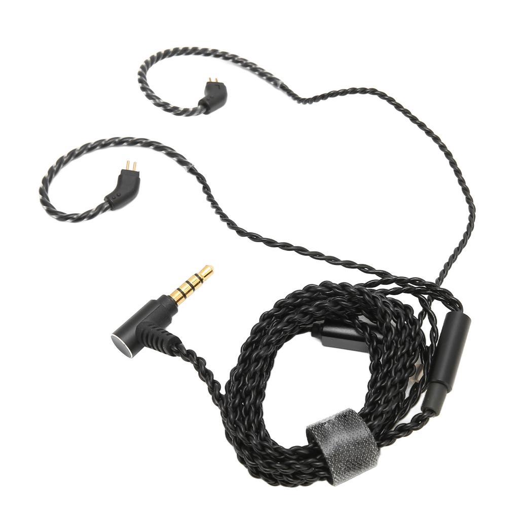Earbuds Upgrade Cable 0.78mm 2 Pin 3.5mm Elbow Plug Pluggable Replacement Earphone Wire with