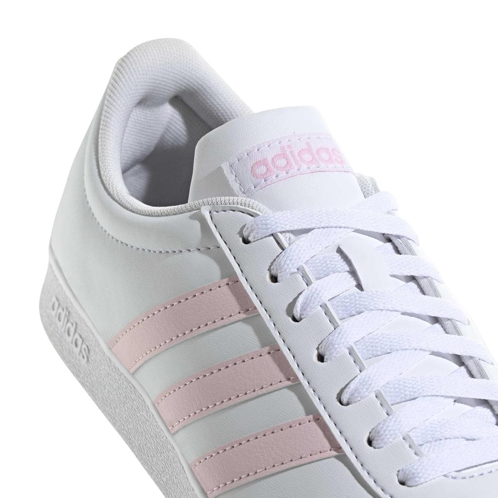 Adidas Court Base VL Sneakers NLF53 Footwear One Size Women's White/Clear Pink/Grey (ID3717) 24.5cm