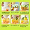 1Pc Easy-Release Popsicle Maker Leak-Proof Lid, Freezer Safe for Juice & Fruit, Makes 4 Homemade Popsicles, Popsicle Molds