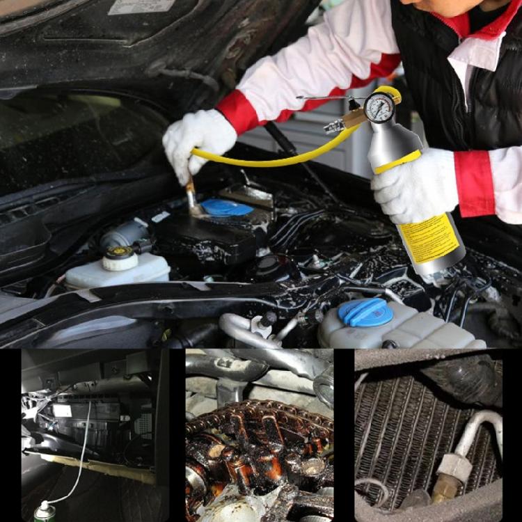 Flacone per Manutenzione Climatizzatore Auto in Acciaio Soluzione Detergente Versatile per Auto Miglioramenti per Flussi d'Aria Freschi e Puliti