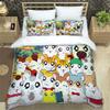 3D Printing Cartoon Lovely Hamtaro Bedding Set Duvet Cover Pillow Set Birthday Gift Children Quilt Cover Bedding Home Textiles