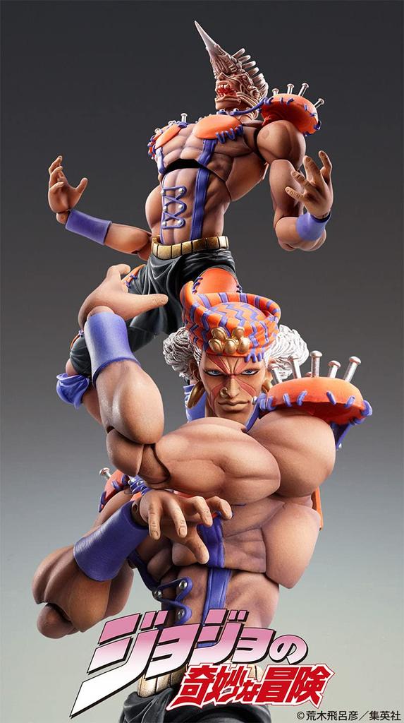 Super Action Statue Bizarre Adventure Part Approximately 175mm PVC ABS Nylon Painted Movable Figure "Esidisi" "JoJo's 2" & &