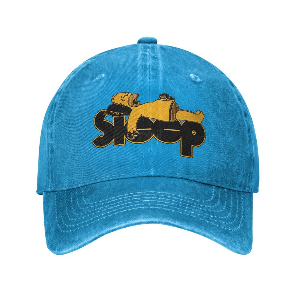 Sleeping The Ssimpsons Cartoon Sun Baseball Cap Yk Funny Couple Women Washed Trucker Hat Print Tennis Skate Baseball Caps Gift