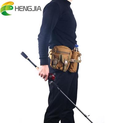 Cintura da pesca in vita impermeabile borsa da campeggio da corsa attrezzatura Oxford spinning mulinello invernale scatola di copertura protettiva accessorio custodia Molle