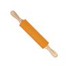 Non Stick Surface Silicone Rolling Pin Wooden Handle Rolling Pin  Dough Dumpling Wrappers Pizza
