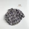Toddler Kids Plaid Fleece Lined Warm Long Sleeve Casual Shirt For Boys And Girls