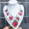 Silver Plated Sacred Heart Chokers Necklaces Chain Necklace  Women's Jewelry
