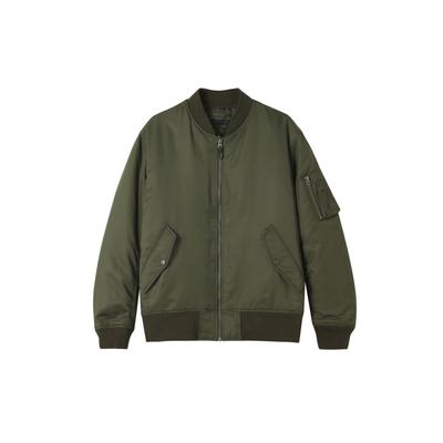 FW22 Solid Color Zip Long Sleeve Jacket Men Jackets Green 449629-57