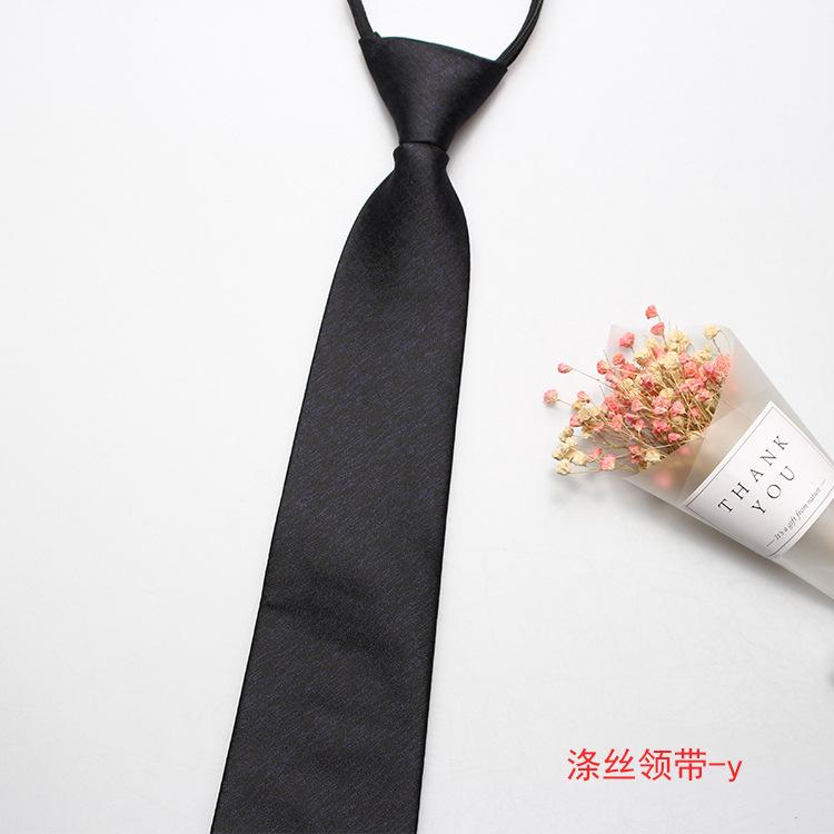 Hot-Selling Formal 8Cm Business Tie, Men'S Zipper Lazy Tie, Small Flower Cashew Nut Ideas, A Variety Of Colors