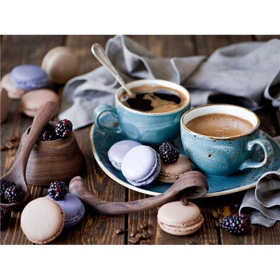 huacan Diamant-Stickerei, vollständige Darstellung, Kaffeetasse, Kreuzstich, Diamant-Malerei, vollständiges Quadrat