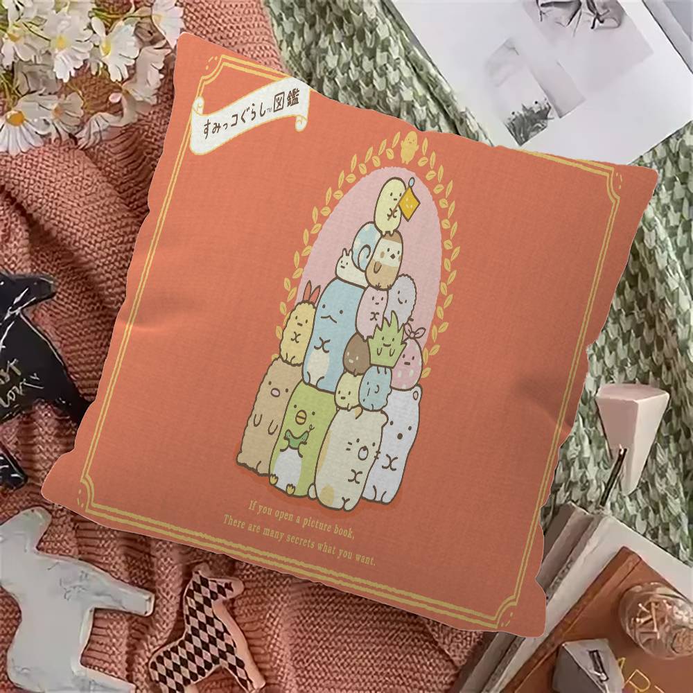 Sumikko G-Gurashi Pillow Cover Sofa Cushion Cover Home Room Decoration Children Gift