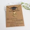 Fashion 2026 Year Graduation Pendant Necklace Minimalist Stainless Steel Gold Plated Gift for Students Jewelry Gift