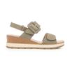 Sandale compensee nubuck olive 36/41 Femme CAPRICE