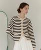 Yuppe Stripe Knit Jacket_Ivory
