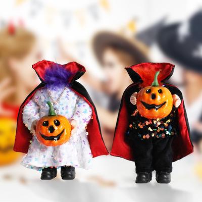 Halloween Headless Pumpkin Doll, Ghost Festival Tricky Doll Atmosphere Arrangement Props Doll Decoration Supplies