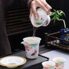 High-End Mutton Fat Jade Kung Fu Tea Set