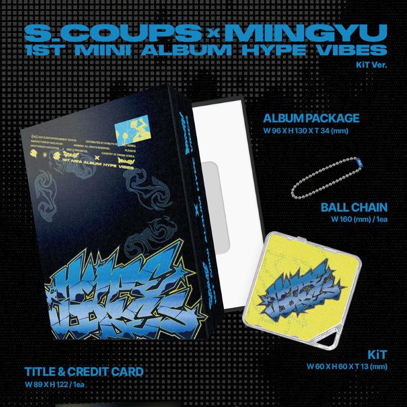 S.COUPS X MINGYU (SEVENTEEN) – 1st Mini Album [HYPE VIBES] KiT Ver.