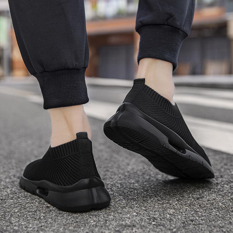 Fashion Fujeak Ultralight Casual Sneakers Plus Size Anti Slip Loafers Comfortable Mesh Sports Men Shoes Outdoor Breathable Walking Shoes