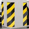 4pcs Foam Wall Protectors Reflective Strips Garage Wall Guards Wall Edge Protector Reflective Strips For Parking Garage