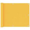 Balcony Screen - Exclusive House - PU Coated Oxford Fabric - 75 X 600 Cm - Yellow