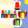 Match The Cup Color Game Stacking Cups Developmental Fun Family Games Sorting for