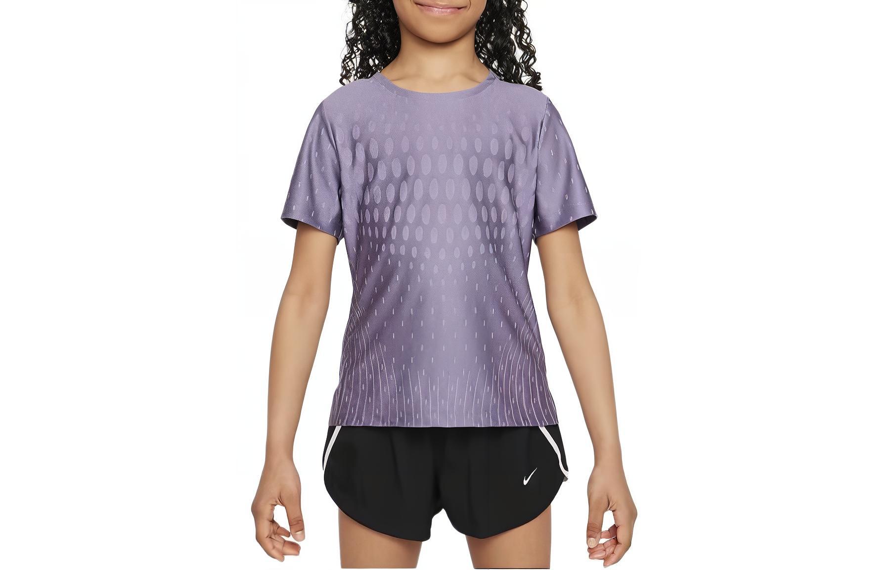 Nike T Shirt Dawn Deep Purple/Hydrangea Purple/Black Kids  FJ6859-510 L