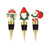 Christmas Fairy Wreath Old Man Red Wine Stopper Food-grade Wine Preservation Sealed Stopper Christmas Wine Bottle Stopper