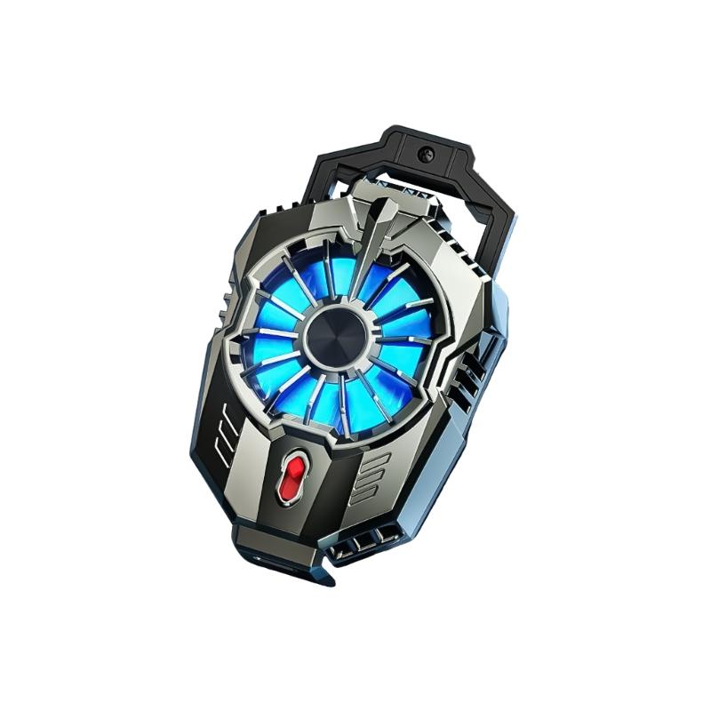 

Cooling System Low Noise Heatsink for Cellphone Portable Back Clip Cooling Fan 2 Gear Adjustment серебряный