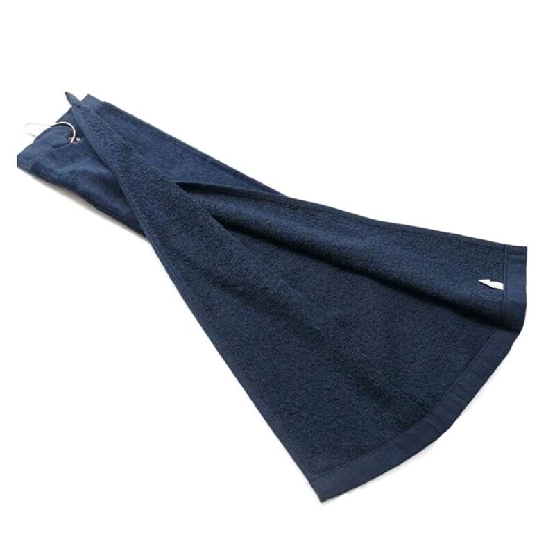 Golfs Towel Soft Cotton Wipe Cleaner Golfs Head Cleaning Cloth with Carabiner Buckle Hook Clip Golfs Club Wiping Cloth