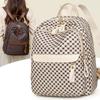 Schoolbag1011 New Backpack Women's Bag Trendy Korean Version Simple Schoolbag Versatile Fashion Travel Bag Large Capacity Casual Backpack