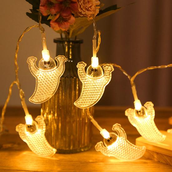 

Гирлянда, не ослепляющая долгим сроком службы батареи, 20/40 светодиодов, практичная сказочная лампа на Хэллоуин, украшение для вечеринки в помещении