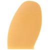 Leather Shoes Outsoles Rubber Anti Slip Forefoot Sole Flat Shoes Repair Half Sole Pad (Yellow)