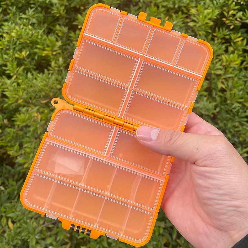 1Pc Waterproof Fishing Tackle Box Portable Lure Hook Storage Case Removable Dividers Plastic Organizer Fishing Accessories