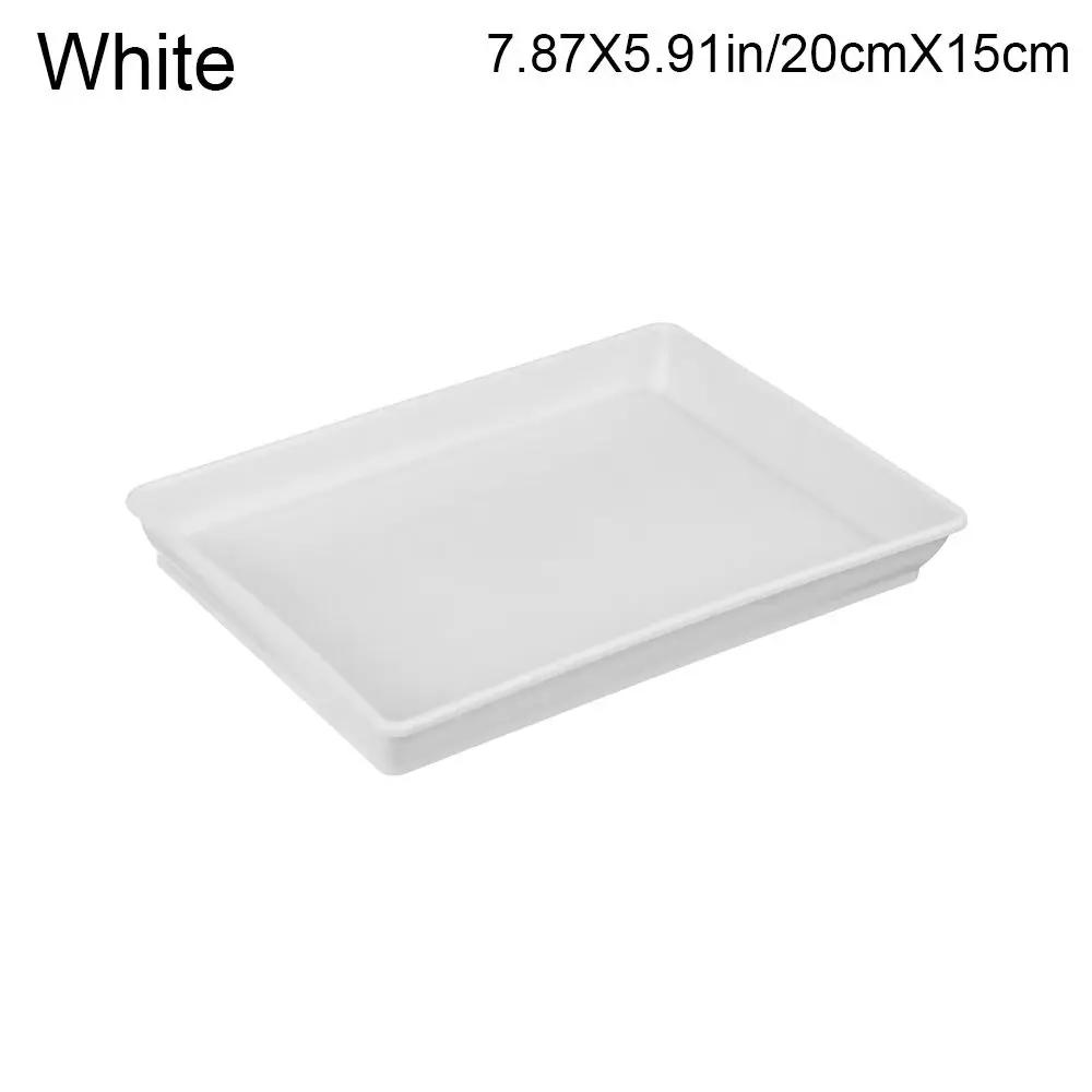1Pcs Heavy Duty Rectangle Durable Plastic Tray Saucers Indoor Outdoor Plant Saucer Drip Trays