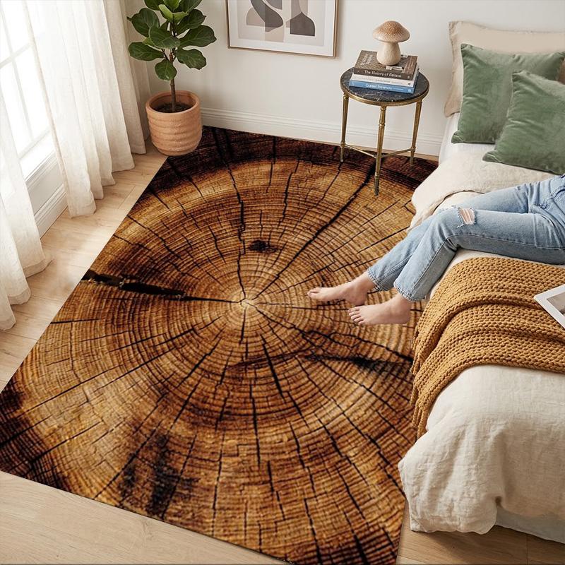 Wood Texture Living Room Nonslip Area Rug Soft Carpet For Bedroom Game Playroom Sofa Office Home Decor Doormat Christmas Gift C9301801